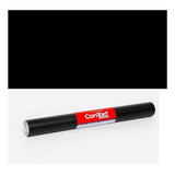 Papel Adesivo Contact Fosco Lavável 2m X 45cm Diversos Cor Preto