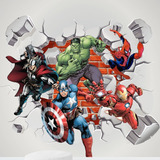 Papel Adesivo Quarto Menino Avengers Vingadores
