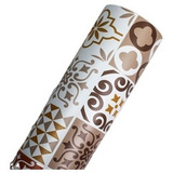 Papel Adesivo Vinil De Parede Decorar Sala Cozinha 2m X 1 2m