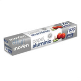 Papel Aluminio Rolo 30cm X 100m Freezer Forno Assado Atacado