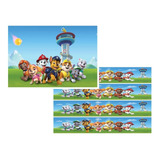 Papel Arroz Patrulha Canina Faixas Laterais Modelo 18
