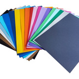 Papel Color Plus 180g Tamanho A4 Massa Colorida 100 Folhas