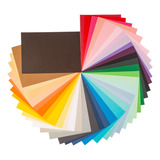 Papel Color Plus A4 180g Massa Colorida 50 Un Cores Cor A Cor