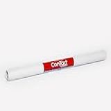 Papel Con Tact Rolo De 45 Cm X 02m LINHA CORES FOSCA Branco 6540C2