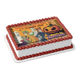 Papel De Arroz Comestível P Bolo Halloween Scooby Doo Md 1