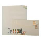 Papel De Carta Coleção Gatinhos P Escrever C Envelopes