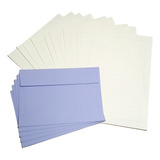 Papel De Carta Coleção Letter Set Para Escrever Com Envelope