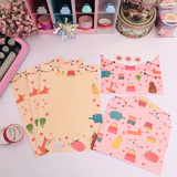 Papel De Carta Decorado C Envelope E Adesivo Cor Aniversário