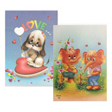 Papel De Carta Estilo Antigo Modelos Sortidos Kit 12uni