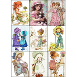 Papel De Carta Estilo Antigo Sarah Kay Kit 14 Un Variadas