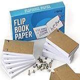 Papel De Livro Flip Em Branco Com Furos 720 Folhas 1480 Páginas Papel De Animação De Flipbook Funciona Com Kit De Flip Book Para Desenho Materiais De Esboços Kit De Livros De Quadrinhos Kit De Desenho De Papel De Animação