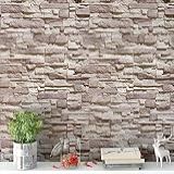Papel De Parede Adesivo Autocolante Efeito 3D Pedras Canjiquinha Decoração Casa Quarto Sala 3 Metros