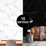 Papel De Parede Adesivo Mármore 10m Lavável Marmorizado