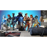 Papel De Parede Adesivo Mural Fortnite 2 00 X 1 50
