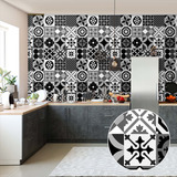 Papel De Parede Adesivo Pastilhas Cozinha Banheiro Lavável