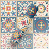 Papel De Parede Autocolante Cozinha Azulejos Português 10m