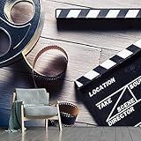 Papel De Parede Cinema Filme Rolo Sala Adesivo 174pcm