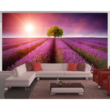Papel De Parede Flores Rosas Céu Árvore Floral 3 5m Nfl83