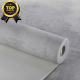 Papel De Parede Importado Vinilico Lavavel Cimento Queimado