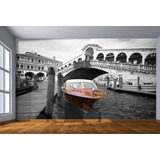 Papel De Parede Itália Veneza Barco Lancha 3d M Ncd165