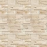 Papel De Parede Lavável Adesivo Premium Texturizado Pedra 531 Decoração Para Sala Cozinha Quarto 3m X 40cm