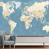 Papel De Parede Mapa Mundi Geopolítico