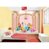 Papel De Parede Princesas Disney Infantil Feminino 3m² Ndp16