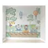 Papel De Parede Trem Safári Autocolante Infantil Vr229 5m²