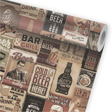 Papel De Parede Vintage Bar Cerveja