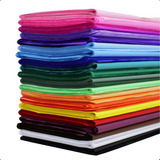 Papel De Seda Pct C 100 Folhas 48x60 Premium Diversas Cores 