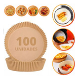 Papel Descartável Forminha Antiaderente Air Frayer 100 Unds
