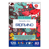 Papel Desenho Realista Liso Fabriano Branco Trident A3 120g