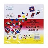 Papel Dobradura Para Origami 3 Em 1 Leoni