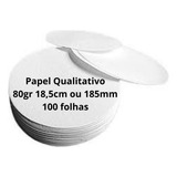Papel Filtro Qualitativo 80g 18 5 Cm Ou 185 Mm Diâmetro 100f