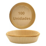 Papel Forro Air Fryer Antiaderente Descartável Com 100 Pcs