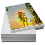 Papel Fotográfico 180g A4 Matte Fosco Premium 200 Folhas Cor Branco