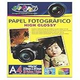 Papel Fotográfico A4 180G- OFF PAPER- Pacote Com 20 Folhas