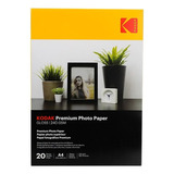 Papel Fotográfico A4 Premium Kodak 240g