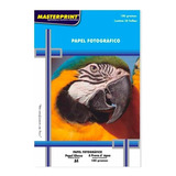 Papel Fotográfico Foto 180g Masterprint A4 Glossy 100 Folhas Premium Brilhante