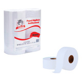 Papel Higiênico 300 Metros Branco 8 Rolos 10 Cm X 300 Cm