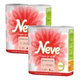 Papel Higienico Neve Folha Dupla 8 Rolos 30m Toque De Ceda