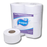 Papel Higiênico Rolão Branco 300 Metros 8 Rolos Celulose