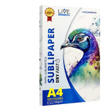 Papel Live A4 Sublimatico