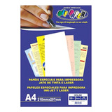 Papel Opaline A4 210x297mm 180g 50 Folhas Off Paper Cor Branco