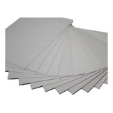 Papel Papelão Paraná Cinza Tipo Holler A4 100 Und 1 4mm