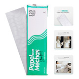 Papel Para Mechas Ecologico Grande 11x47cm 120 Folhas 440g