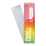 Papel Para Mechas Multicolors 50 Folhas