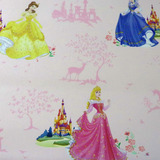 Papel Para Parede Princesas Disney Decoração