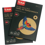 Papel Para Sublimação Jojo Fundo Rosa A4 200 Folhas