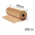 Papel Pardo Semi Kraft Bobina 60cm 10kg Embalagem   200mts